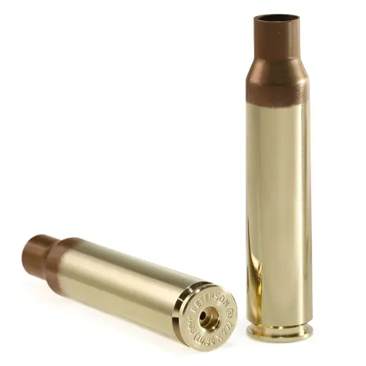 Peterson Match-Grade .408 CheyTac (10,36x77) cases with annealed necks (50 pcs). Made in the USA with focus on precision, minimal production tolerances and long service life.